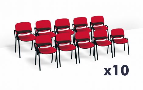 PROMO Pack 10 Sedie con scrittoio Meeting