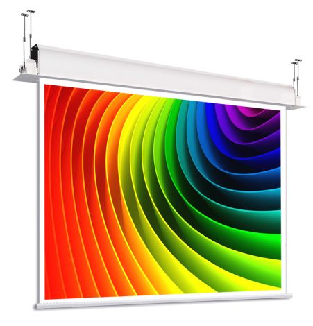 Schermo motorizzato da incasso 250x250cm